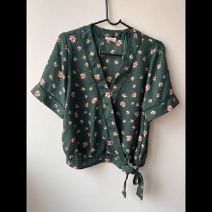 Green kimono top NEW
